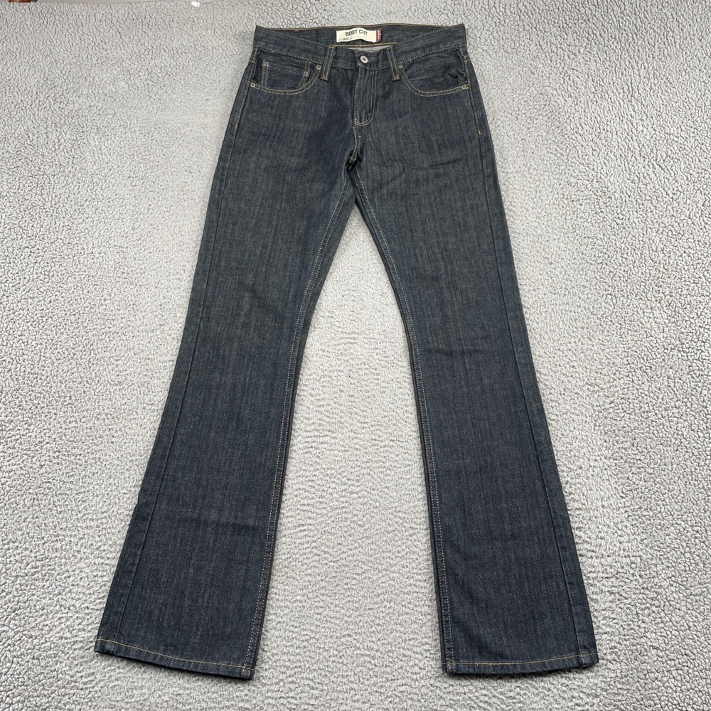 Levis 527 Jeans Mens 31x34 Dark Wash Slim Bootcut Denim Casual 100% Cotton